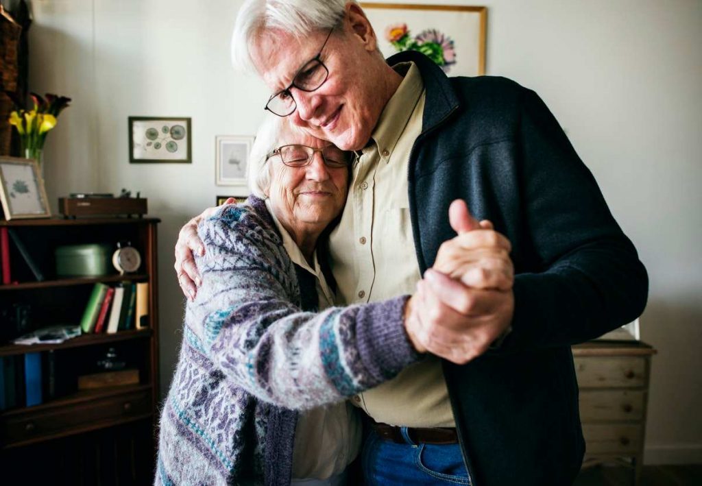 older adults exercising
